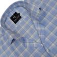 Checks Blue Shirt : Business