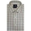 Checks Fawn Shirt : Business