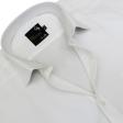 Self Design White Shirt : Business