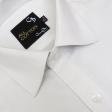 Self Design White Shirt : Business