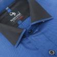 Self Design Dark Blue Shirt : Business