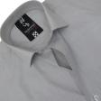 Checks Light Gray Shirt : Business