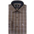 Checks Fawn Shirt : Business