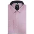 Self Design Pink Shirt : Business
