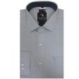 Self Design Light Gray Shirt : Business