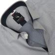 Self Design Light Gray Shirt : Business
