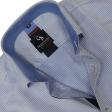 Self Design Blue Shirt : Business