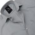 Stripes Light Gray Shirt : Business