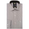 Stripes Brown Shirt : Business