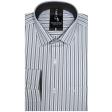 Stripes Light Gray Shirt : Business