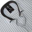 Stripes Light Gray Shirt : Business