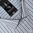 Stripes Light Gray Shirt : Business