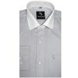 Checks Light Gray Shirt : Business