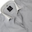 Checks Light Gray Shirt : Business