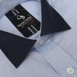 Self Design Light Blue Shirt : Business