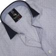 Self Design Dark Blue Shirt : Business