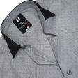 Self Design Dark Gray Shirt : Business