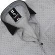 Self Design Dark Gray Shirt : Business