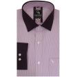 Stripes Mauve Shirt : Business