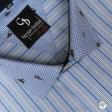 Stripes Light Blue Shirt : Business