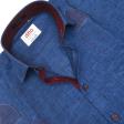 Combination Navy Blue Shirt : Ditto