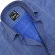 Checks Dark Blue Shirt : Business