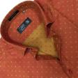 Self Design Rust Shirt : Business