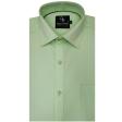 Plain Light Green Shirt : Business