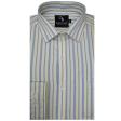 Stripes Blue Shirt : Business