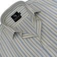 Stripes Blue Shirt : Business
