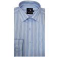 Stripes Blue Shirt : Business