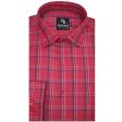 Checks Red Shirt : Business