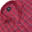 Checks Red Shirt : Business