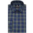 Checks Green Shirt : Business