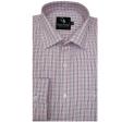 Checks Navy Blue Shirt : Business
