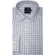 Checks Blue Shirt : Business