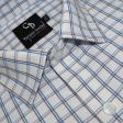 Checks Blue Shirt : Business