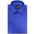 Self Design Blue Shirt : Business