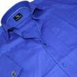 Self Design Blue Shirt : Business