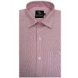 Self Design Peach Shirt : Business