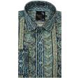Print Green Shirt : Party