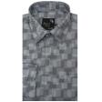 Print Gray Shirt : Party