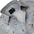 Print Gray Shirt : Party