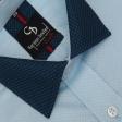 Self Design Blue Shirt : Business