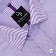 Self Design Mauve Shirt : Business