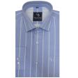 Stripes Light Blue Shirt : Business