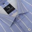 Stripes Light Blue Shirt : Business