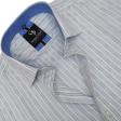 Stripes Light Blue Shirt : Business