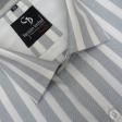 Stripes Light Gray Shirt : Business