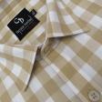 Checks Fawn Shirt : Business